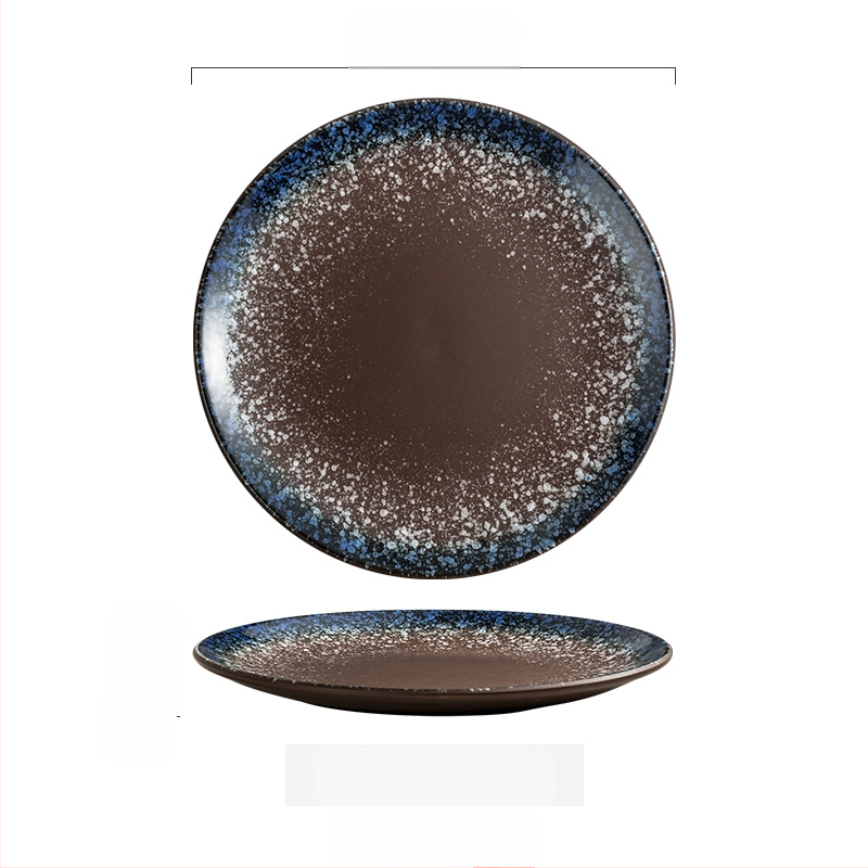 Keramičke kružne tanjure – jednostavan stil, kružni oblik, za posluživanje deserta i torti