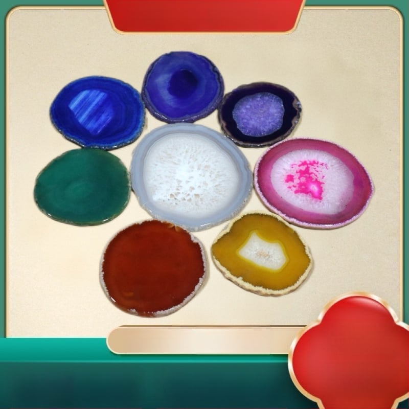 Agaatviilud — looduslikud maastikuviljed ja tuule kellade viilud ehtedeks ja joogialustele, ebatavaline kuju, kohandamine saadaval