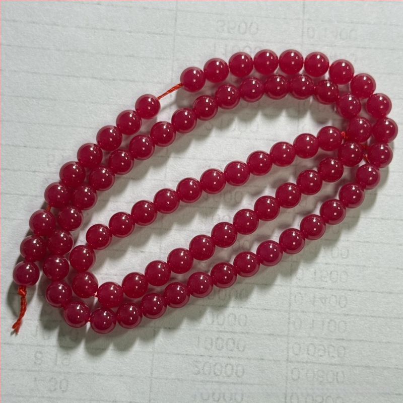 Рубинови корундови мъниста – различни форми, рязани и полирани, свободни скъпоценни камъни