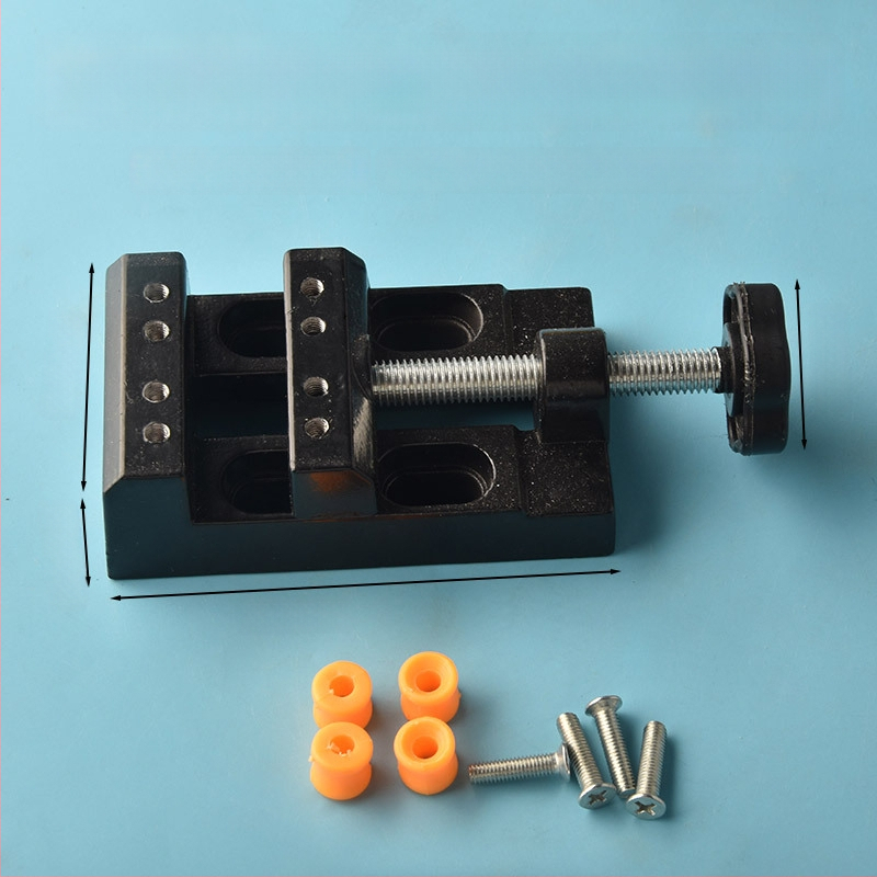 Mini galda preses ar alumīnija sakausējuma korpusu valriekstu pērlēm — knaģu spraudnis un valriekstu turētājs