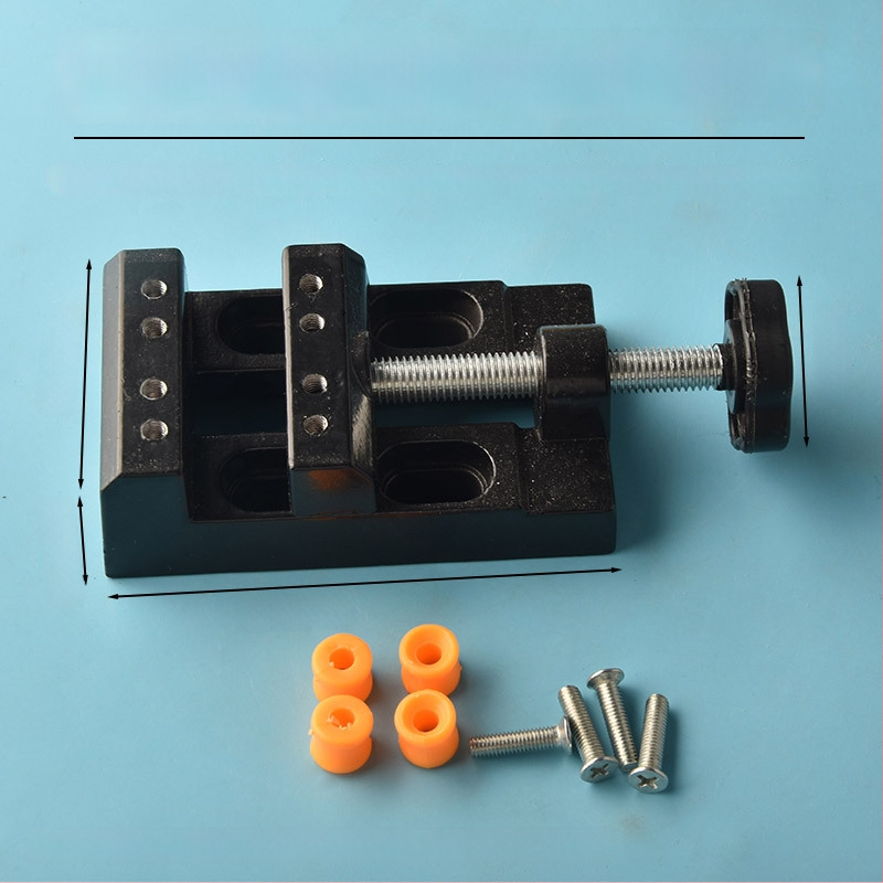 Mini galda preses ar alumīnija sakausējuma korpusu valriekstu pērlēm — knaģu spraudnis un valriekstu turētājs