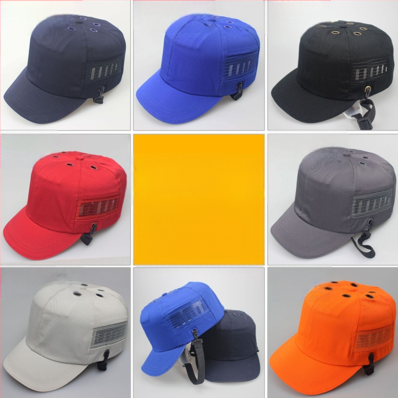 Βαμβακερό καπέλο προστασίας σε στυλ μπέιζμπολ, διαπνέόμενο και ελαφρύ, με υψηλή κορώνα και κοντό γείσο, δυνατότητα λογότυπου