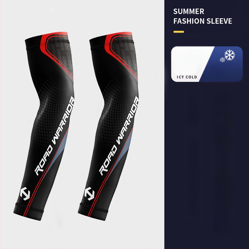 Moon Bear Ice Silk μανίκια για τον βραχίονα για ποδηλασία και υπαίθριες δραστηριότητες – προστασία από τον ήλιο, καλοκαίρι 2023, ύφασμα Ice Silk (πολυεστέρας), ελαστικό έως 10%