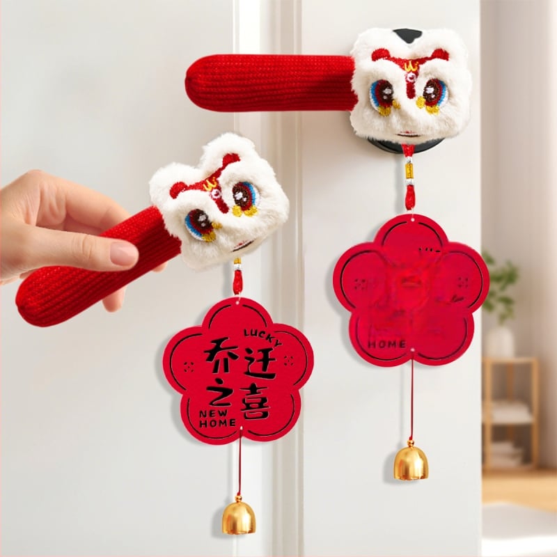 Durų rankenos apsaugos pakabukas – audinys, pakuotė Opp maišelis, neimportuota, skirta Kinijos Meilės dienai