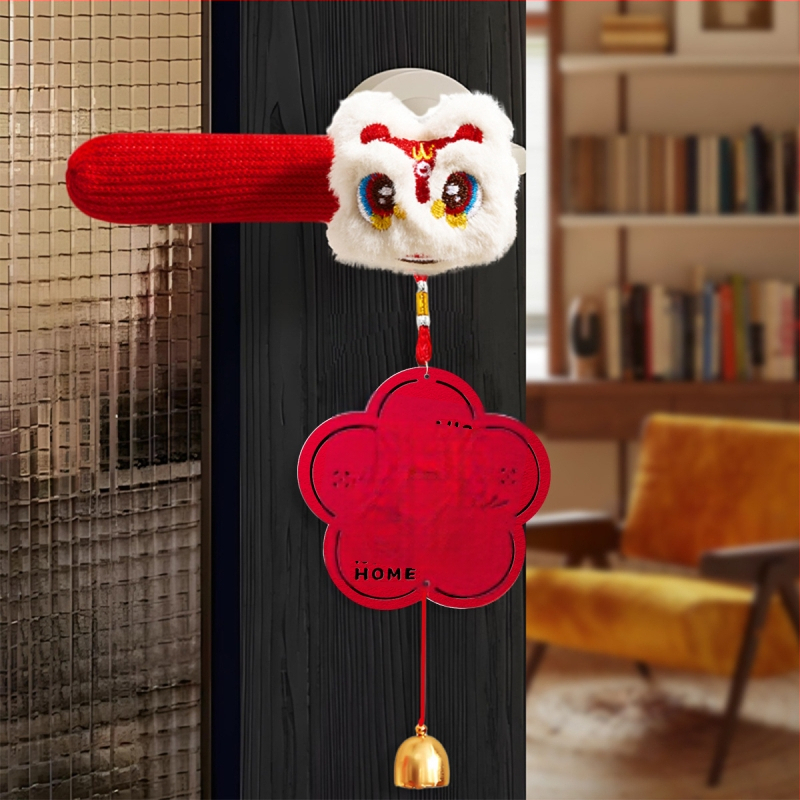 Durų rankenos apsaugos pakabukas – audinys, pakuotė Opp maišelis, neimportuota, skirta Kinijos Meilės dienai