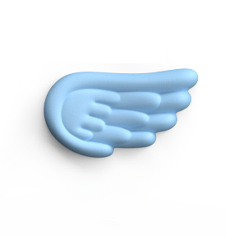 Tastatūras rokas balsts (Tips: rokas balsts; Materiāls: silikons; Stils: divpusējs; Funkcija: anti-slīd; Modelis: Angel Wings-001)