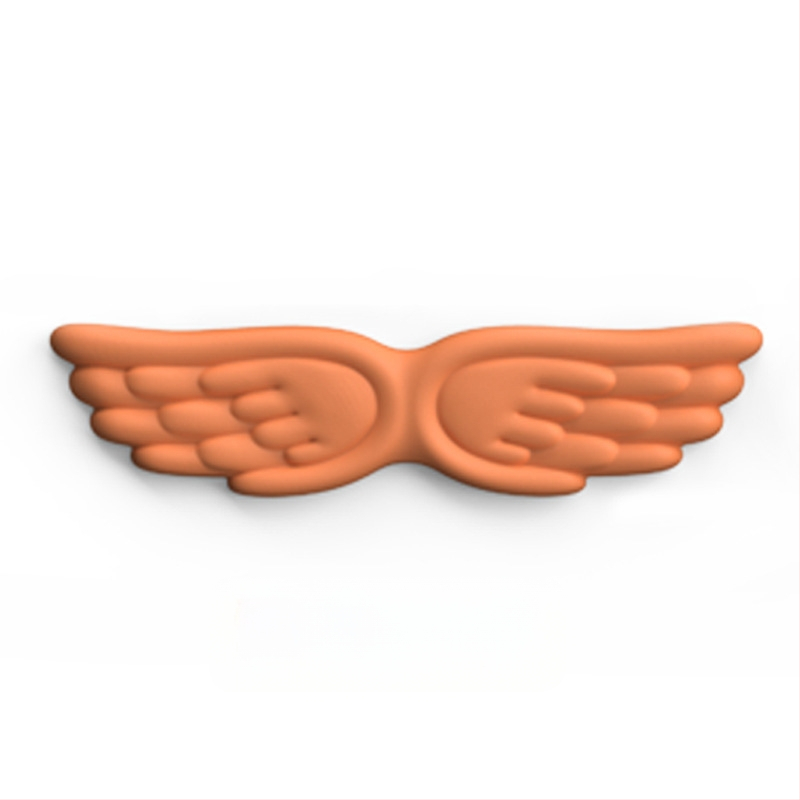 Tastatūras rokas balsts (Tips: rokas balsts; Materiāls: silikons; Stils: divpusējs; Funkcija: anti-slīd; Modelis: Angel Wings-001)