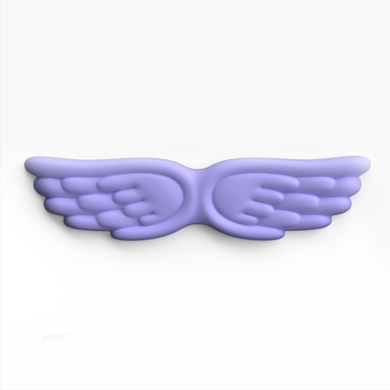 Tastatūras rokas balsts (Tips: rokas balsts; Materiāls: silikons; Stils: divpusējs; Funkcija: anti-slīd; Modelis: Angel Wings-001)