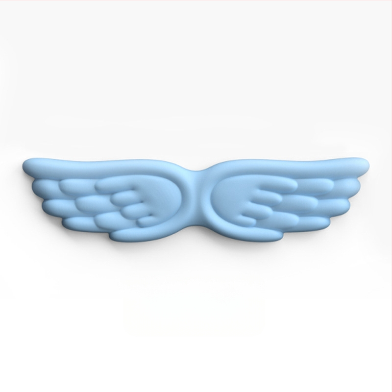 Tastatūras rokas balsts (Tips: rokas balsts; Materiāls: silikons; Stils: divpusējs; Funkcija: anti-slīd; Modelis: Angel Wings-001)