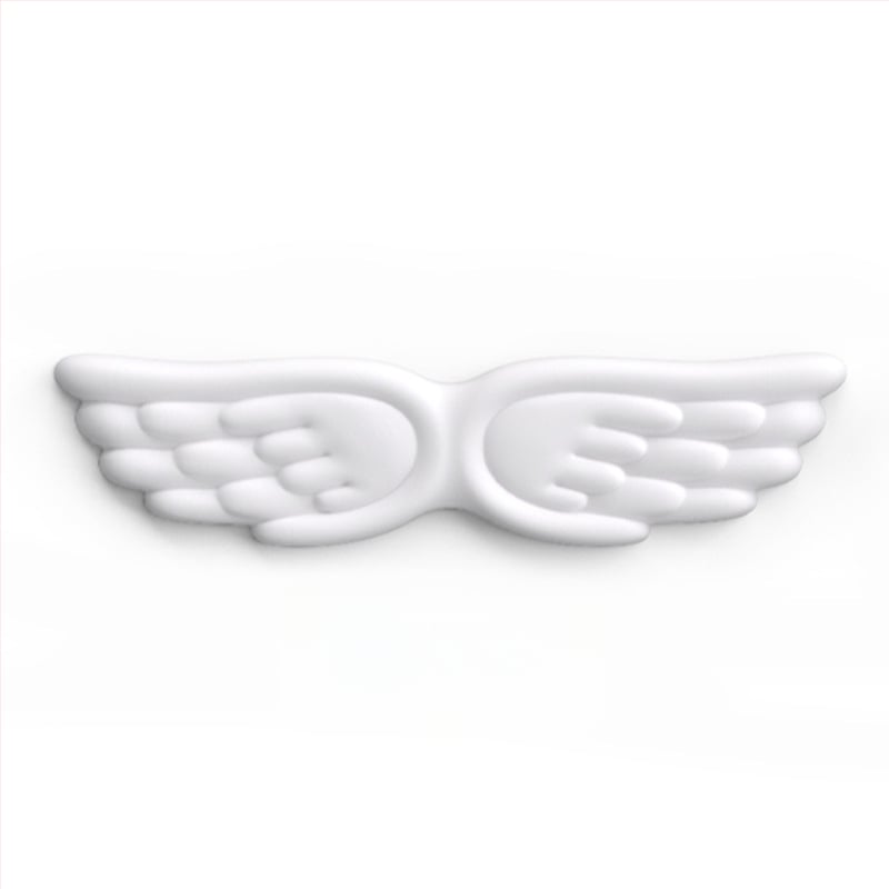 Tastatūras rokas balsts (Tips: rokas balsts; Materiāls: silikons; Stils: divpusējs; Funkcija: anti-slīd; Modelis: Angel Wings-001)