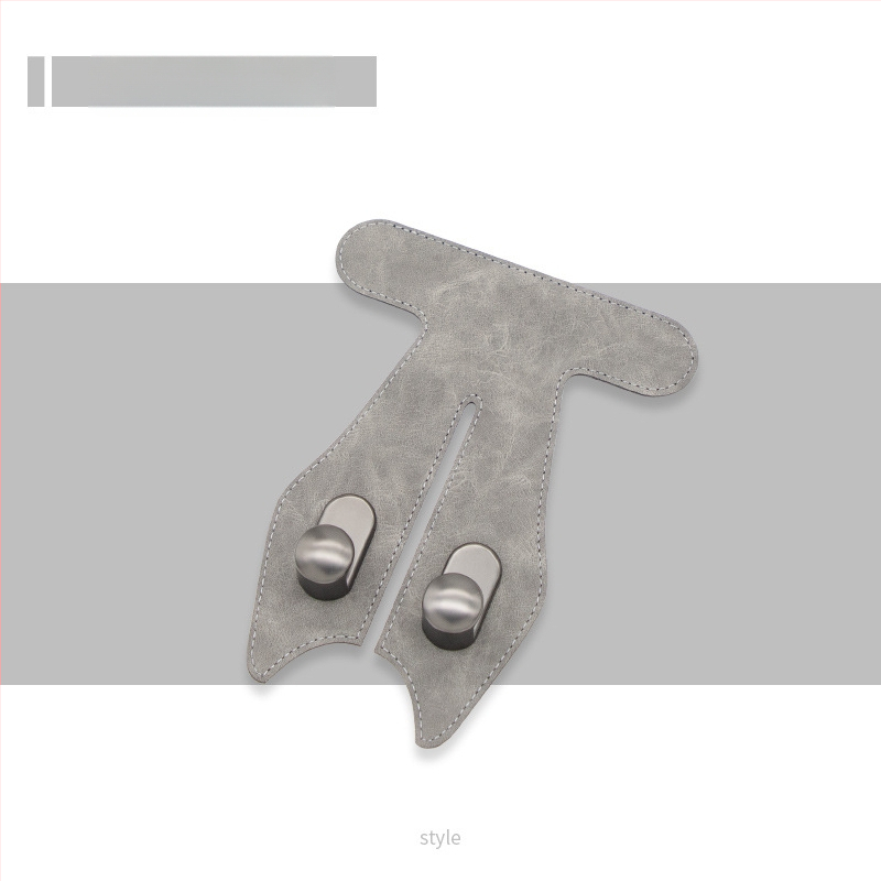 Ko-pilota cimdiņas atvilktnes āķis automašīnas iekšpusē – sakausējums un āda, logotipa drukāšana pieejama, zīmols Jinyu zhipin