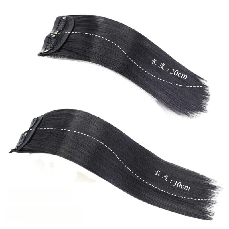 Perukos padidinti apimtį, tiesūs plaukai, aukštos temperatūros viela, mechaninis fiksavimas, netinka karštam dažymui