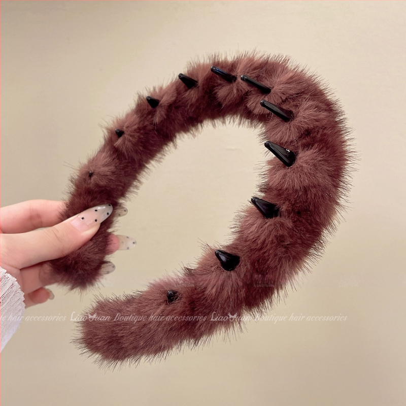 Matu lente ar Rex truša pūku, sievietēm, ar augstu kroni, roku darbs, neslīd, oriģinālais dizains