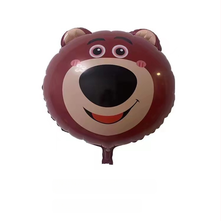 Σακίδιο από αλουμινόφυλλο, διακοσμητικό μπαλόνι, σχέδιο αρκούδας σε καρτούν