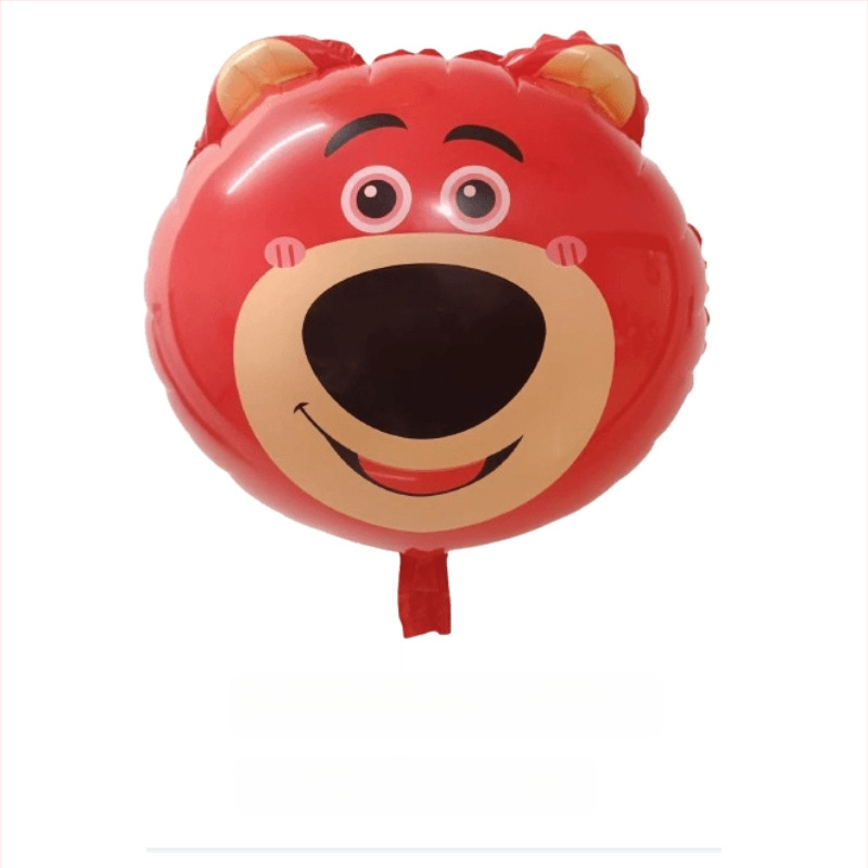 Σακίδιο από αλουμινόφυλλο, διακοσμητικό μπαλόνι, σχέδιο αρκούδας σε καρτούν