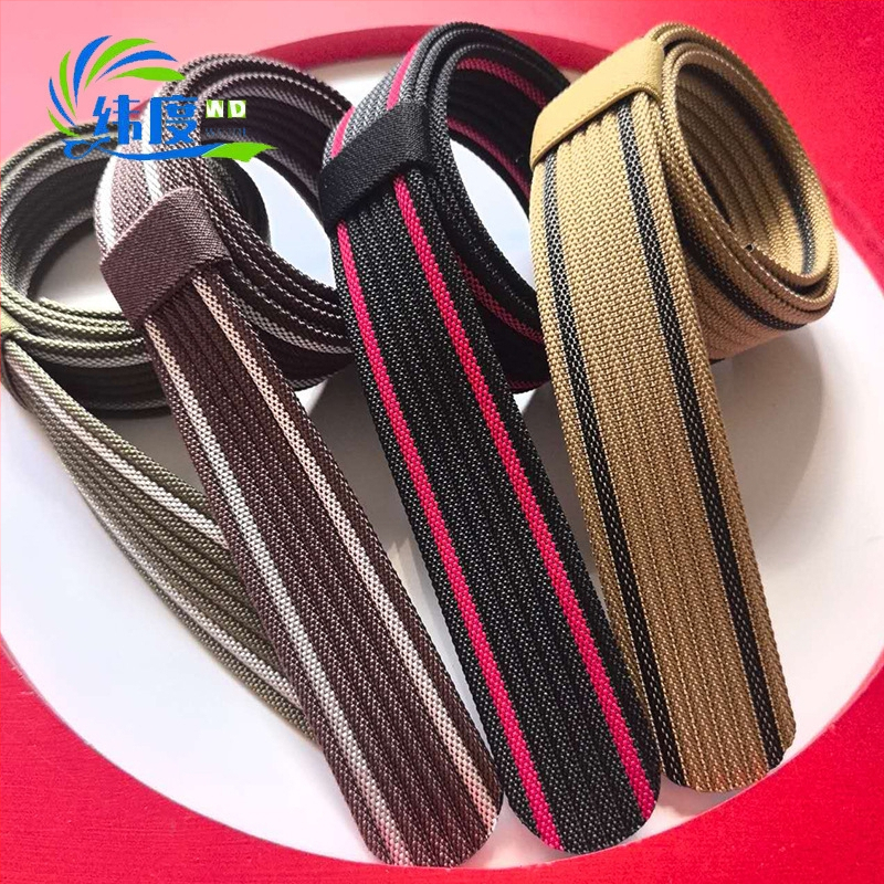 Nailona militārā josta, platums 3.8 cm, biezums 2.5 mm, garums 120 cm, tank raksts, teksturēta