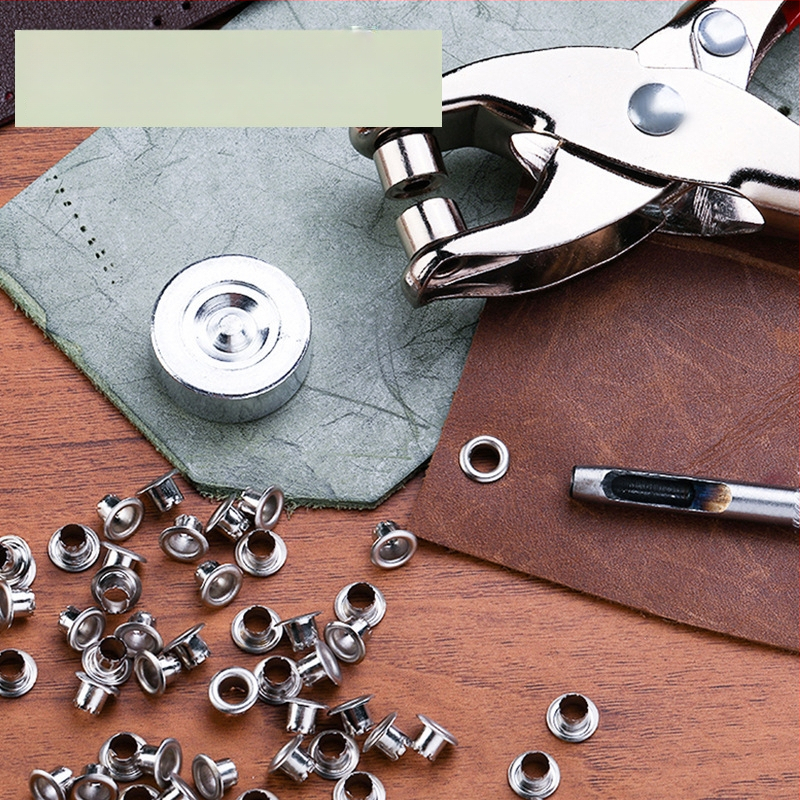 Eyelet uzstādīšanas komplekts – Ym zīmola komplekts somām un apģērbam, 100/200 komplekti