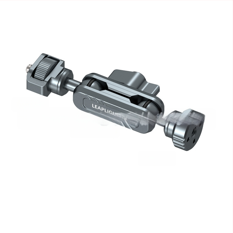 LEAPLIGHT Braț metalic Magic, extensibil, suport universal de birou pentru telefoane, tablete și camere — aliaj