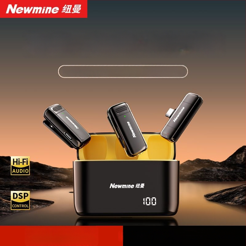 Newman MC200 Lavalier Mikrofonas su omnidirekcinė priėmimo, įmontuota baterija 300–500 mAh, baterijos veikimo laikas 6–8 valandos, SNR ≥85 dB