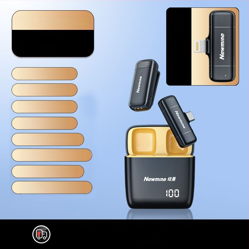 Newman MC200 Lavalier Mikrofonas su omnidirekcinė priėmimo, įmontuota baterija 300–500 mAh, baterijos veikimo laikas 6–8 valandos, SNR ≥85 dB