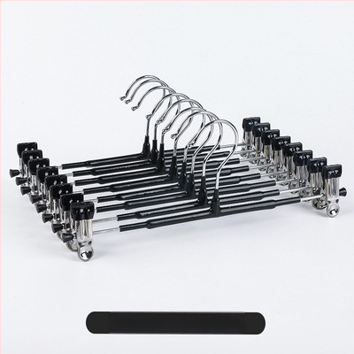 Metallist pükste hoidik libisemiskindla klambriga - 10 tk, logotüübi kohandamine