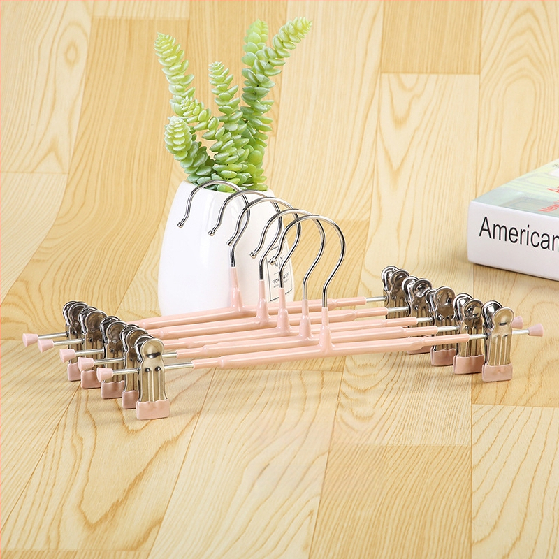 Metallist pükste hoidik libisemiskindla klambriga - 10 tk, logotüübi kohandamine