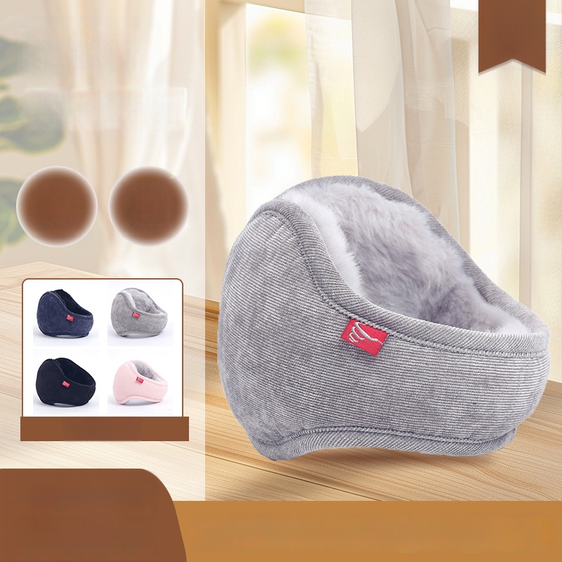 Zimske earmuffs s pliš podstavom, debele, za vanjsku upotrebu
