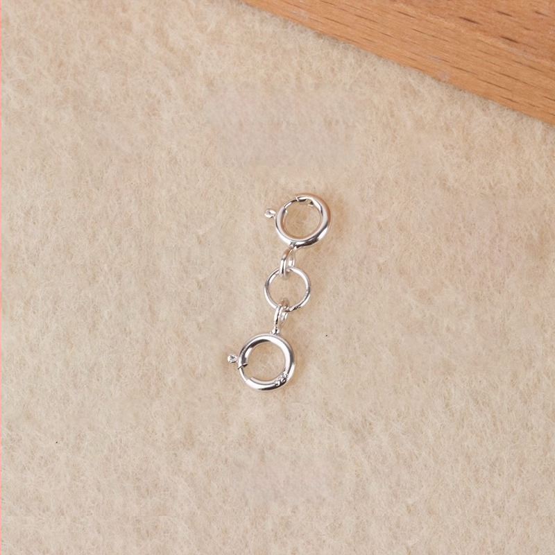 S925 hõbedane kevadrõngas pärleühendusega, käsitöö ehted aksessuaarid, Jerry bränd