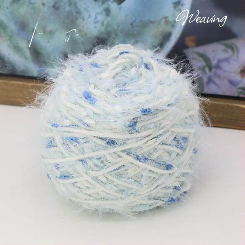 Rankdarbiams mezgimui siūlai: mišri, worsted-spun, siūlų forma