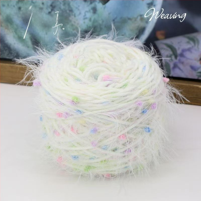 Rankdarbiams mezgimui siūlai: mišri, worsted-spun, siūlų forma