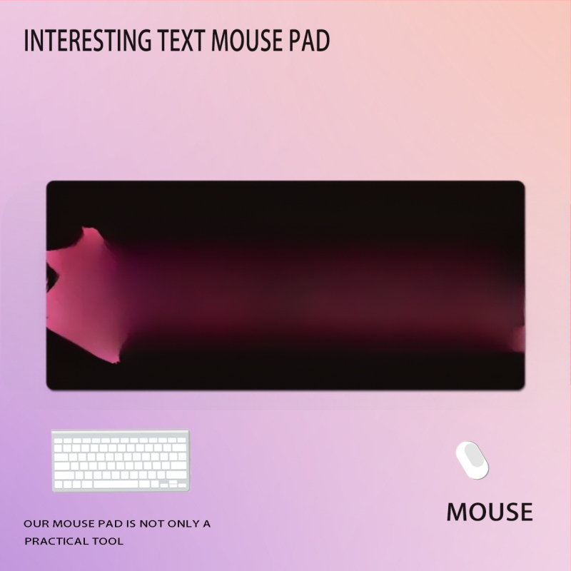 Nagy egérpad természetes gumi anyagból, csúszásmentes felület, hőtranszfer nyomtatás, logó nyomtatva