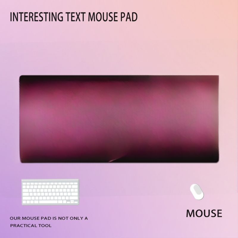 Nagy egérpad természetes gumi anyagból, csúszásmentes felület, hőtranszfer nyomtatás, logó nyomtatva