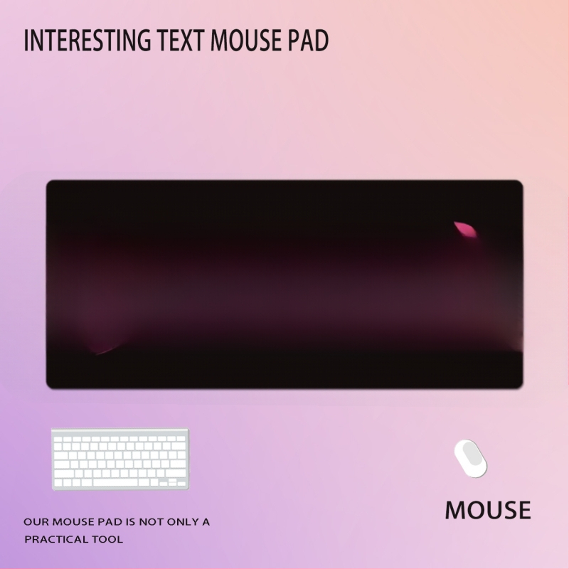 Nagy egérpad természetes gumi anyagból, csúszásmentes felület, hőtranszfer nyomtatás, logó nyomtatva