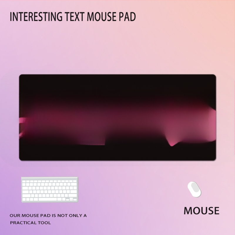 Nagy egérpad természetes gumi anyagból, csúszásmentes felület, hőtranszfer nyomtatás, logó nyomtatva