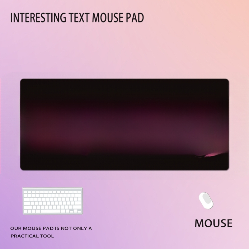 Nagy egérpad természetes gumi anyagból, csúszásmentes felület, hőtranszfer nyomtatás, logó nyomtatva