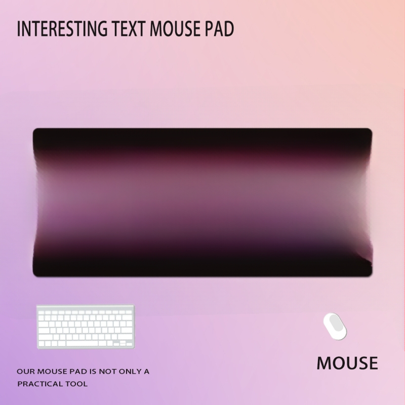 Nagy egérpad természetes gumi anyagból, csúszásmentes felület, hőtranszfer nyomtatás, logó nyomtatva