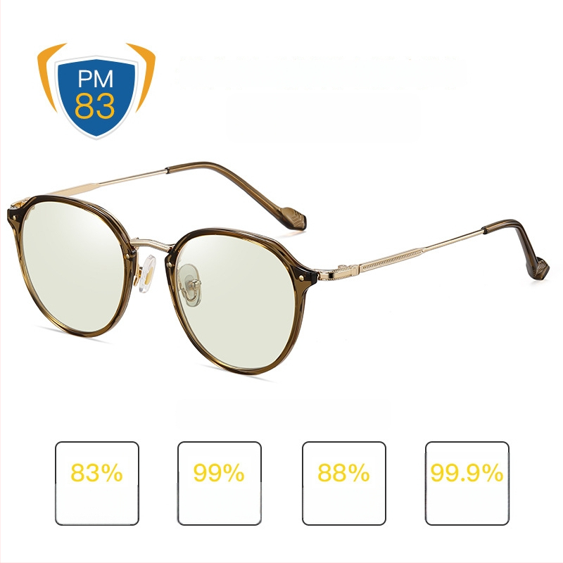 TR90 sinise valguse vastu prillid, ülilihtsad, postoperatiivse taastumise jaoks, metallraam, 1.8 mm sünteetilised läätsed, 77% valguse läbilaskvus, mudel 2347