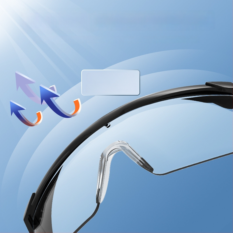 Ochelari de protecție Shield SG-60002, policarbonat, anti-picuri, protecție împotriva prafului