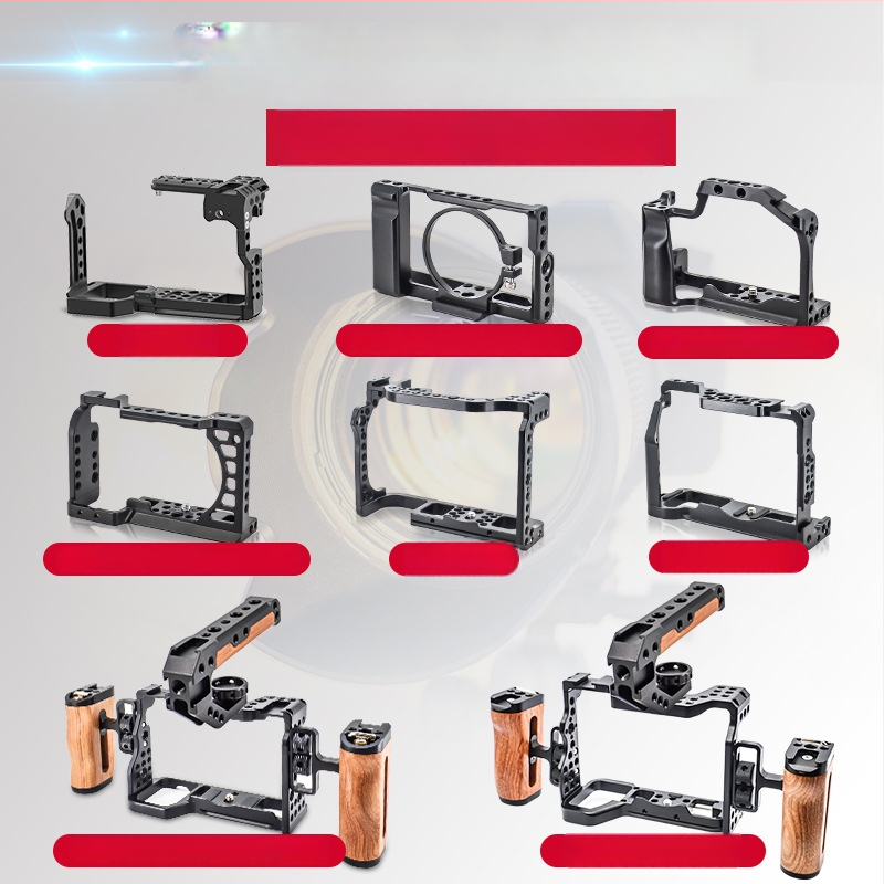 Kameras rāmis no alumīnija sakausējuma DSLR/Mirrorless ar ātrās atbrīvošanas plāksni, maksimālais slodze 5 kg (Eagle Scene)