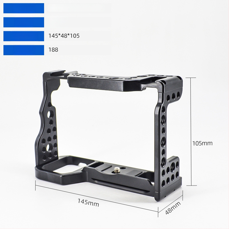 Kameras rāmis no alumīnija sakausējuma DSLR/Mirrorless ar ātrās atbrīvošanas plāksni, maksimālais slodze 5 kg (Eagle Scene)