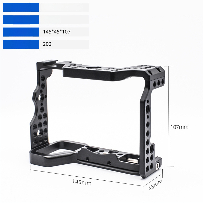Kameras rāmis no alumīnija sakausējuma DSLR/Mirrorless ar ātrās atbrīvošanas plāksni, maksimālais slodze 5 kg (Eagle Scene)