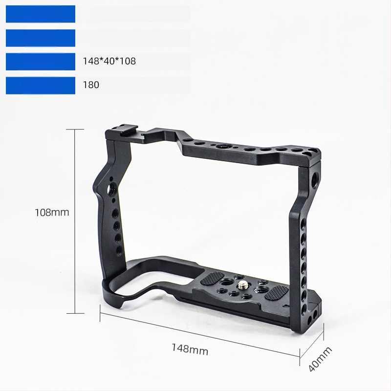 Kameras rāmis no alumīnija sakausējuma DSLR/Mirrorless ar ātrās atbrīvošanas plāksni, maksimālais slodze 5 kg (Eagle Scene)