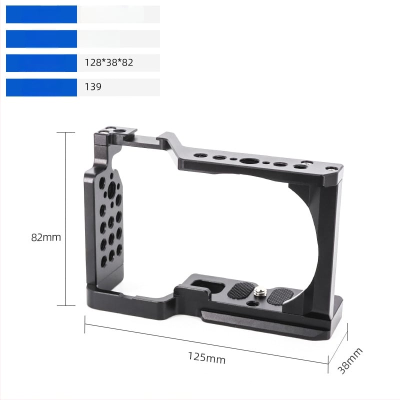 Kameras rāmis no alumīnija sakausējuma DSLR/Mirrorless ar ātrās atbrīvošanas plāksni, maksimālais slodze 5 kg (Eagle Scene)