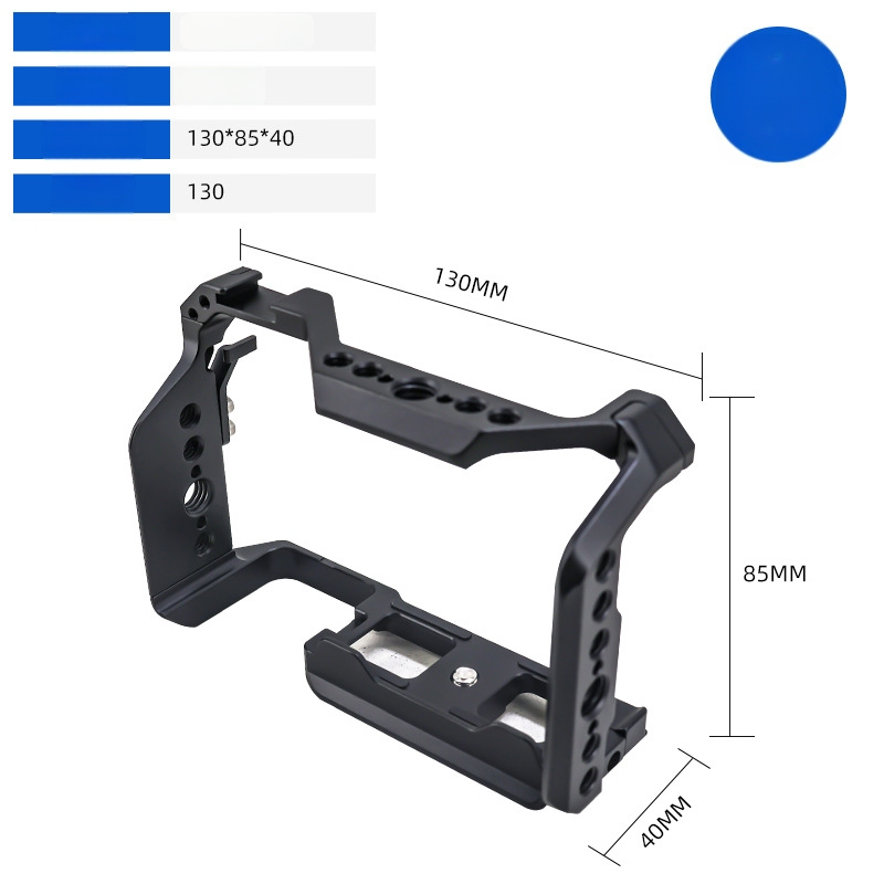 Kameras rāmis no alumīnija sakausējuma DSLR/Mirrorless ar ātrās atbrīvošanas plāksni, maksimālais slodze 5 kg (Eagle Scene)