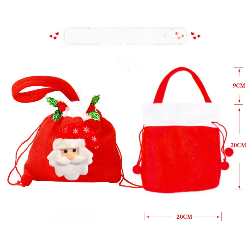 Αξεσουάρ κοστουμιού Άγιου Βασίλη: σετ γενειάδας και περούκας, κουδουνάκι χειρός, τσάντα μήλου για δώρα, τσάντα γλυκισμάτων