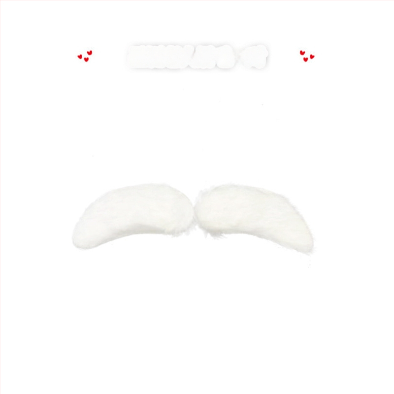 Αξεσουάρ κοστουμιού Άγιου Βασίλη: σετ γενειάδας και περούκας, κουδουνάκι χειρός, τσάντα μήλου για δώρα, τσάντα γλυκισμάτων