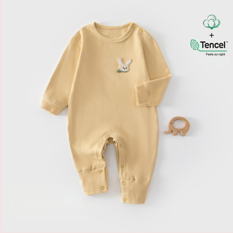 Baba overál – 100% pamut, újszülött, uniszex, hosszú ujjú, elöl gombos zárás, egész éves viseletre