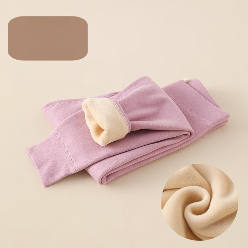 Bērnu termopantāni ar flīsa oderi, augsta josta, ziemas/rudens, poliester 91,7%