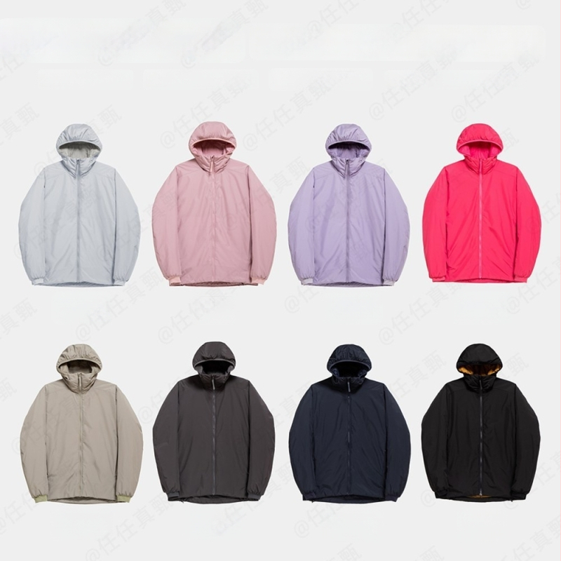 Unisex talvejakk täidetud siidi-puuvillaga välisriietuseks ja matkamiseks, kapuutsiga, vaba lõige, väliskangas polüester, vooder nylon, täidis siidi-puuvill, külje taskud