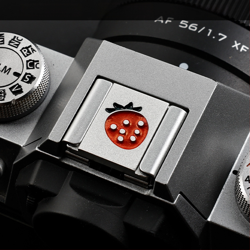 Κάλυμμα ζεστής υποδοχής κάμερας για Fuji X-T50, X-M5, X-S20, X-T30, X100V — Ανθεκτικό στη σκόνη και διακοσμητικό